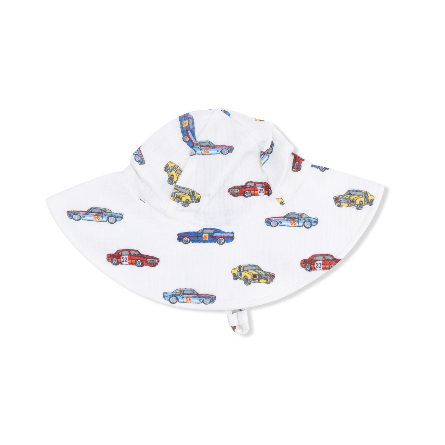 Race Cars - Wide Brim Sun Hat - Hello Baby Apparel