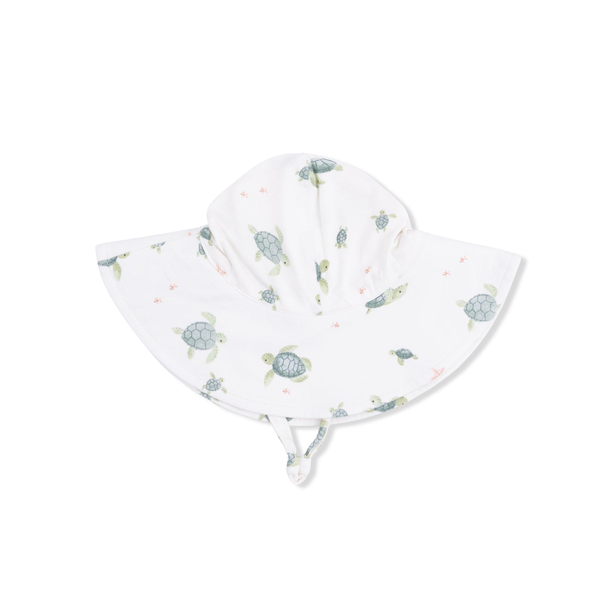 Sea Turtles - Wide Brim Sun Hat - Hello Baby Apparel