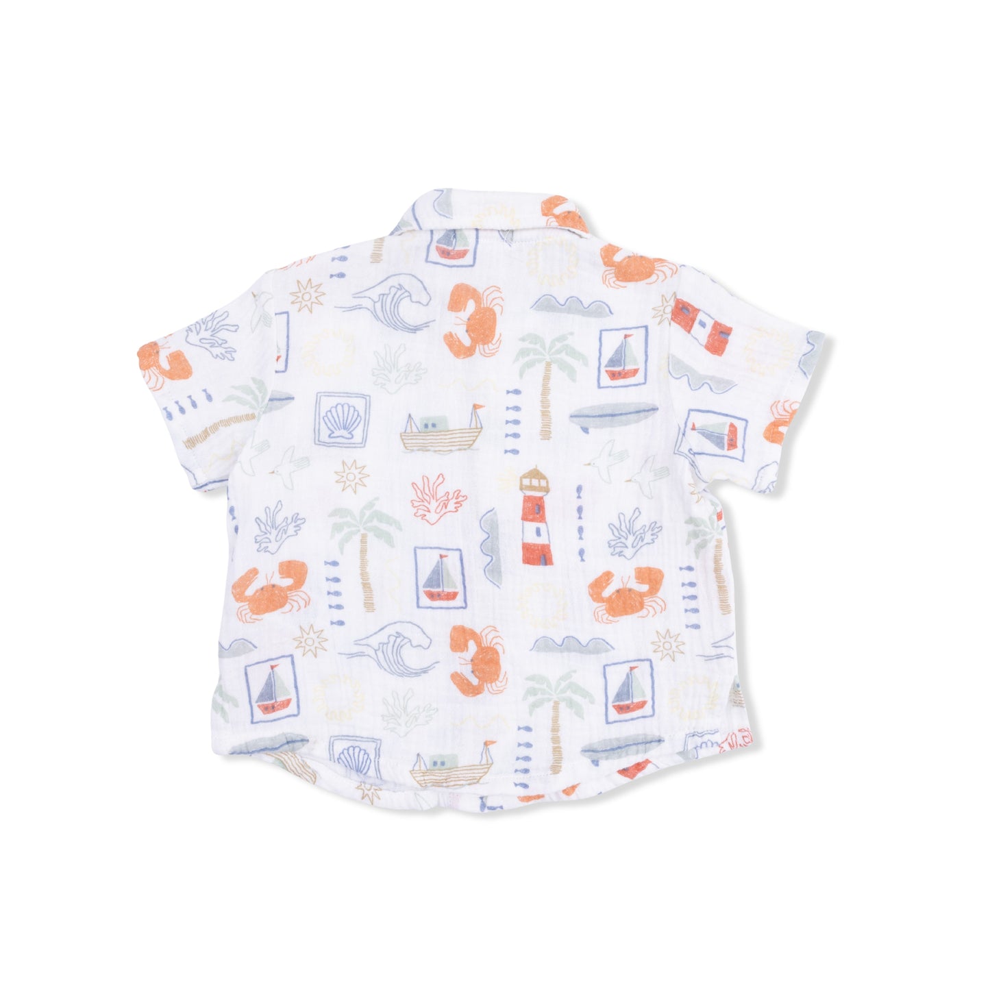 Club Mediterranean - Polo Button Up with Casual Short - Hello Baby Apparel