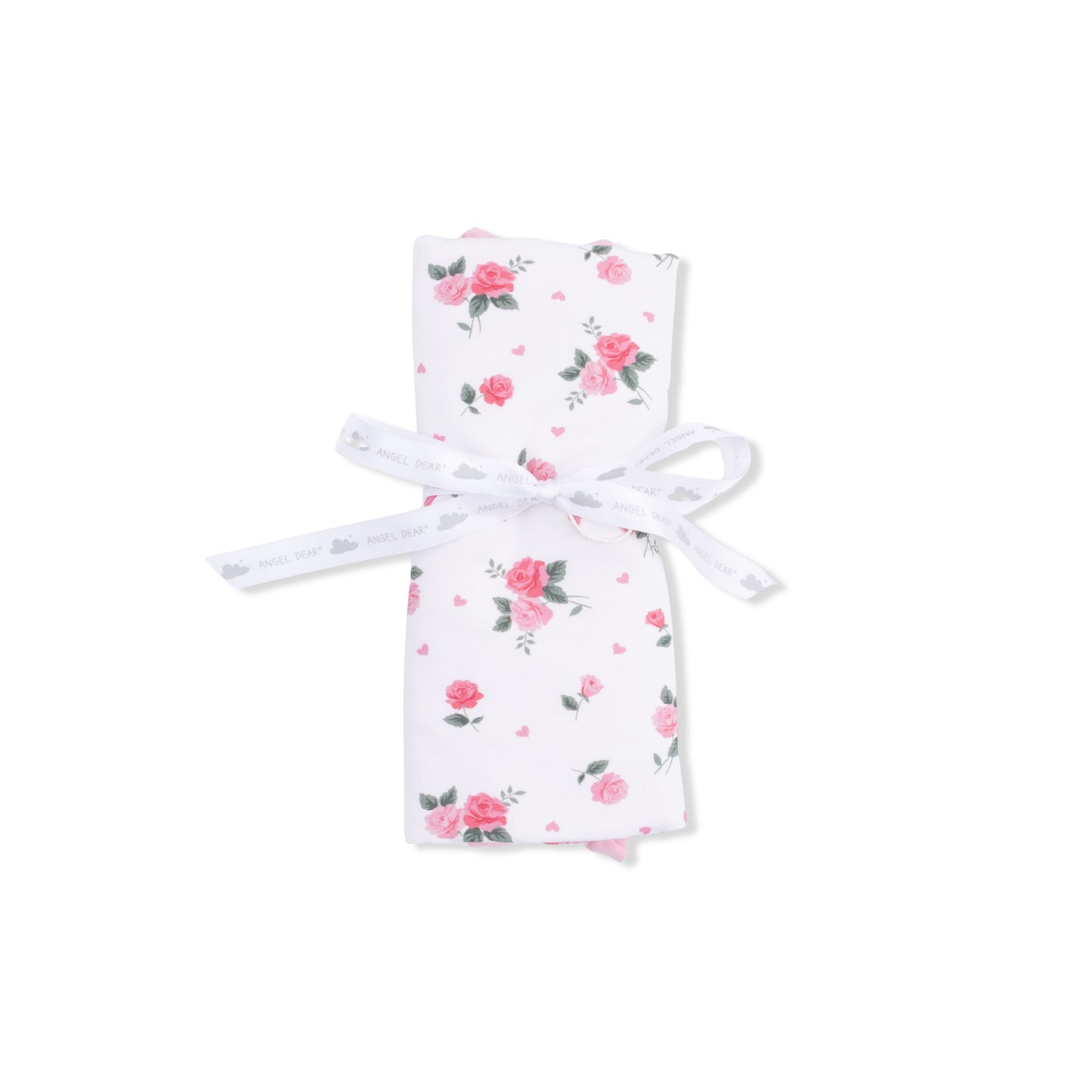 Pink Rosettes - Ruffle Burp Cloth - Hello Baby Apparel
