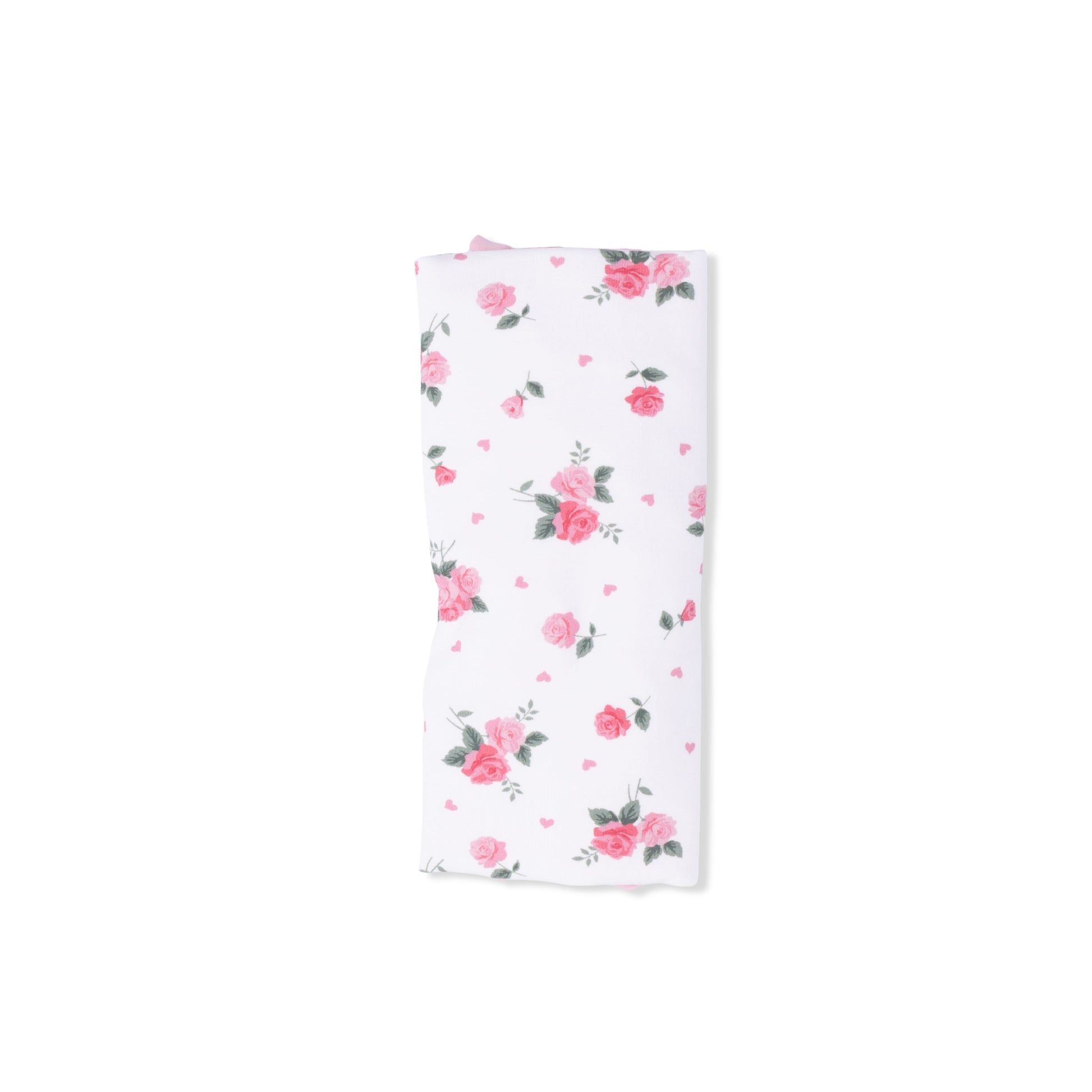 Pink Rosettes - Ruffle Burp Cloth - Hello Baby Apparel