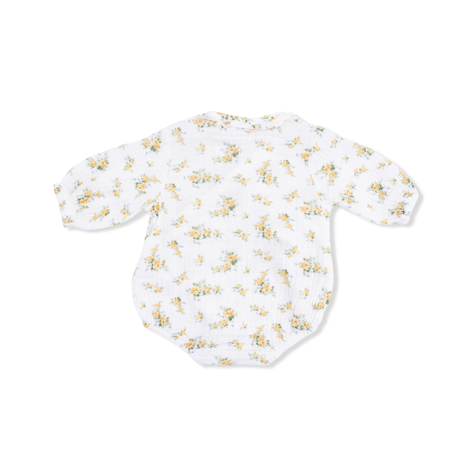 Sunshine Roses - Long Sleeve Kimono Bodysuit - Hello Baby Apparel