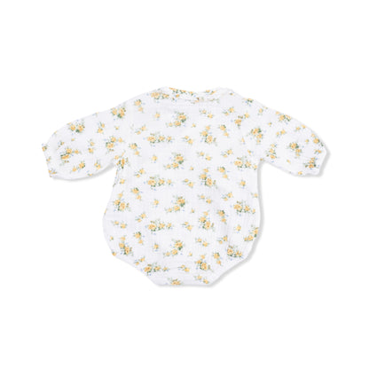 Sunshine Roses - Long Sleeve Kimono Bodysuit - Hello Baby Apparel