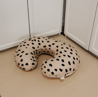 Beige Black Marks Sahara Nursing Pillow Cover - Hello Baby Apparel