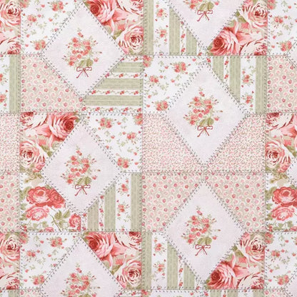Pink Floral Patch Ruffle Baby Lounger Cover
