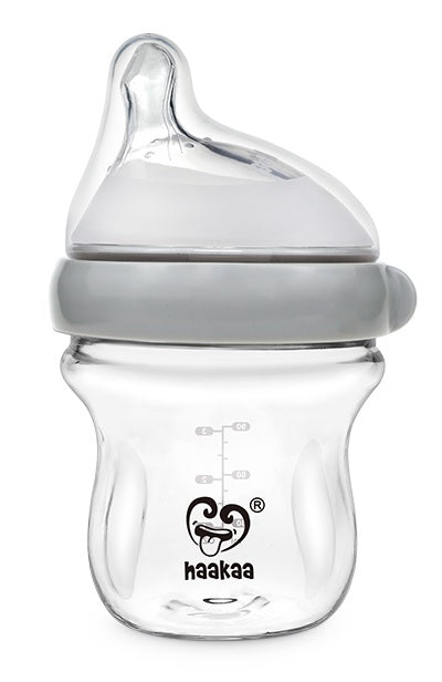 Haakaa Generation 3 Glass Baby Bottle 3 oz/90 ml, 1 PK - Hello Baby Apparel