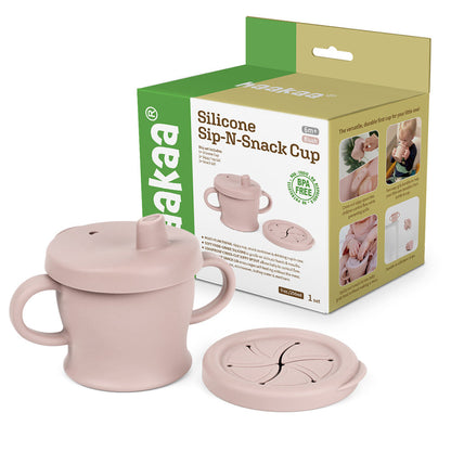 Haakaa Silicone Sip-N-Snack Cup 8 oz - Hello Baby Apparel