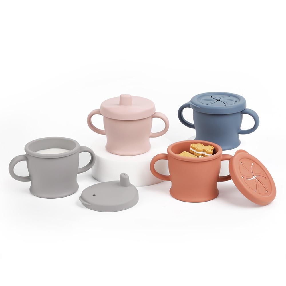 Haakaa Silicone Sip-N-Snack Cup 8 oz - Hello Baby Apparel