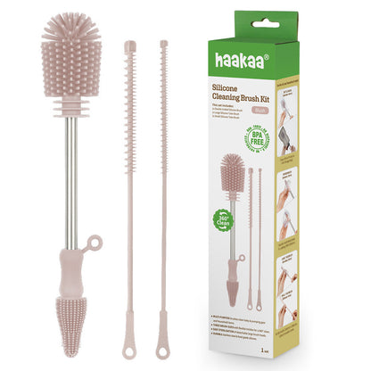 Haakaa Silicone Cleaning Brush Kit - Hello Baby Apparel