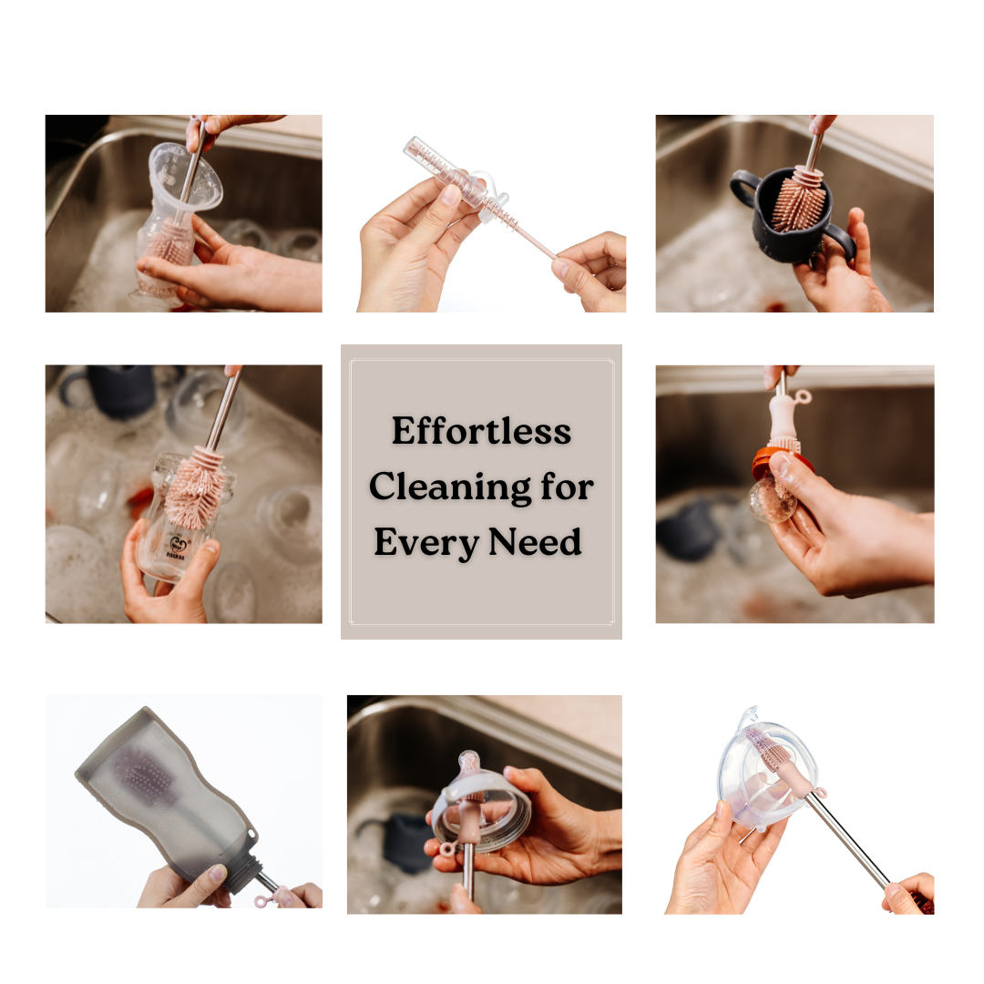 Haakaa Silicone Cleaning Brush Kit - Hello Baby Apparel