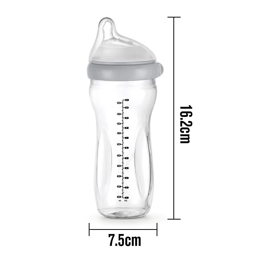Haakaa Generation 3 Glass Baby Bottle 10 oz/300 ml, 1 PK - Hello Baby Apparel