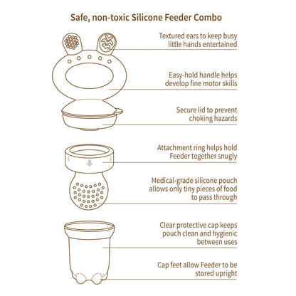 Haakaa Freeze-N-Feed Mini Combo - Hello Baby Apparel