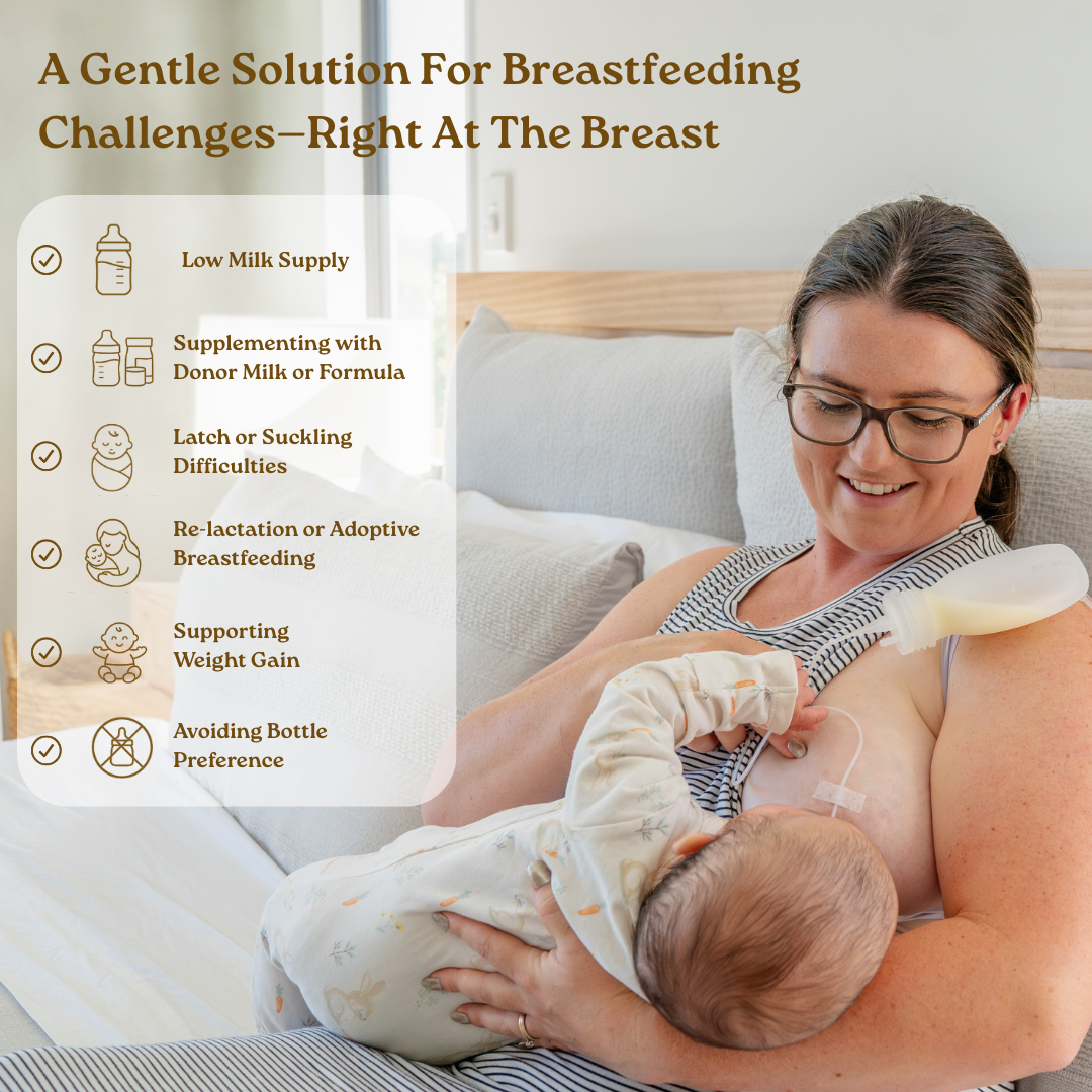 Haakaa Supplemental Feeding Tube & Pouch Set - Hello Baby Apparel