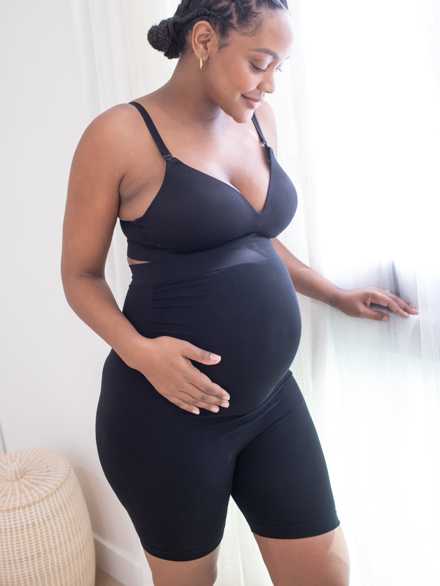 Seamless No-Chafe Maternity Underwear | Black - Hello Baby Apparel