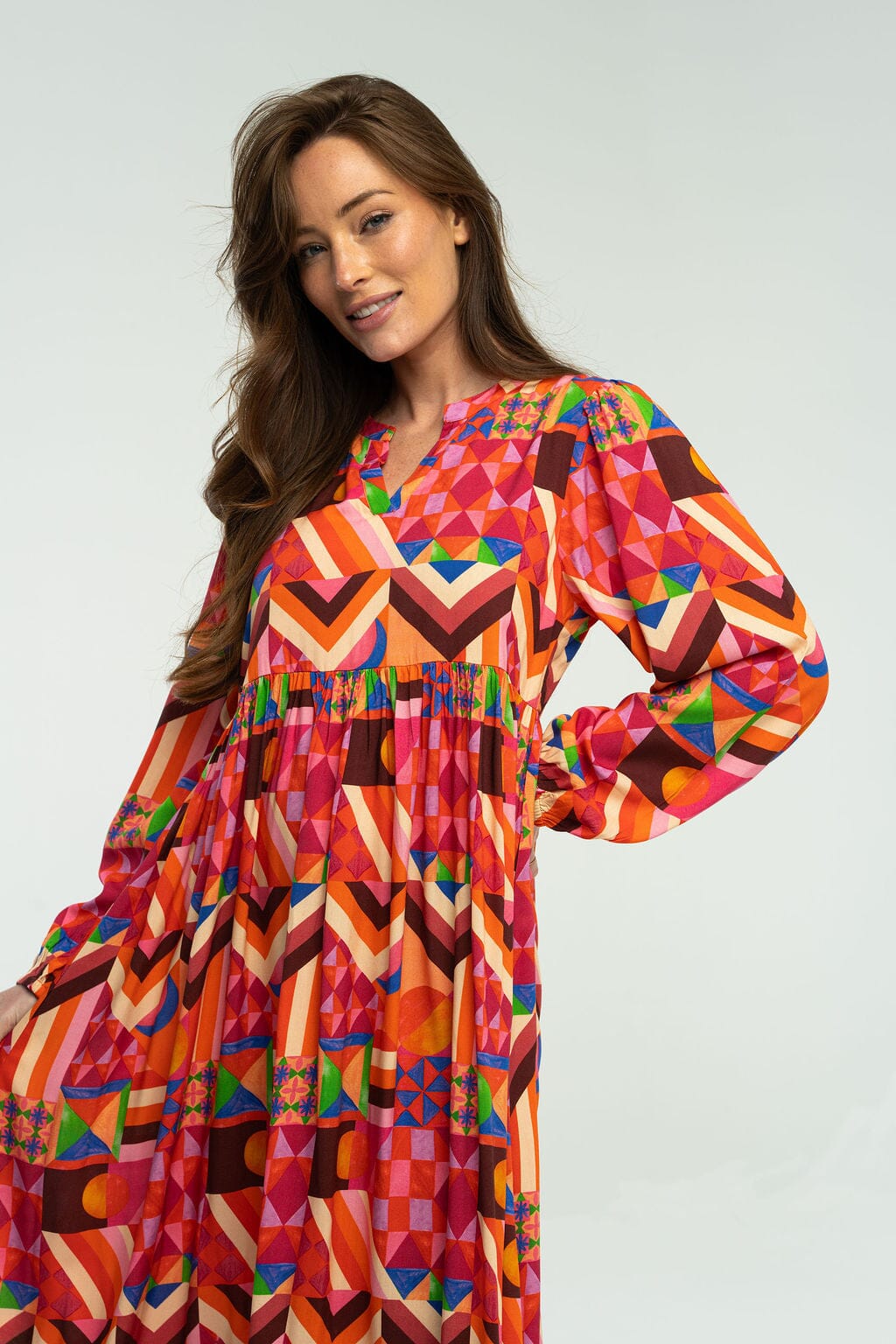 Long Sleeve Jenny Maxi - Hello Baby Apparel