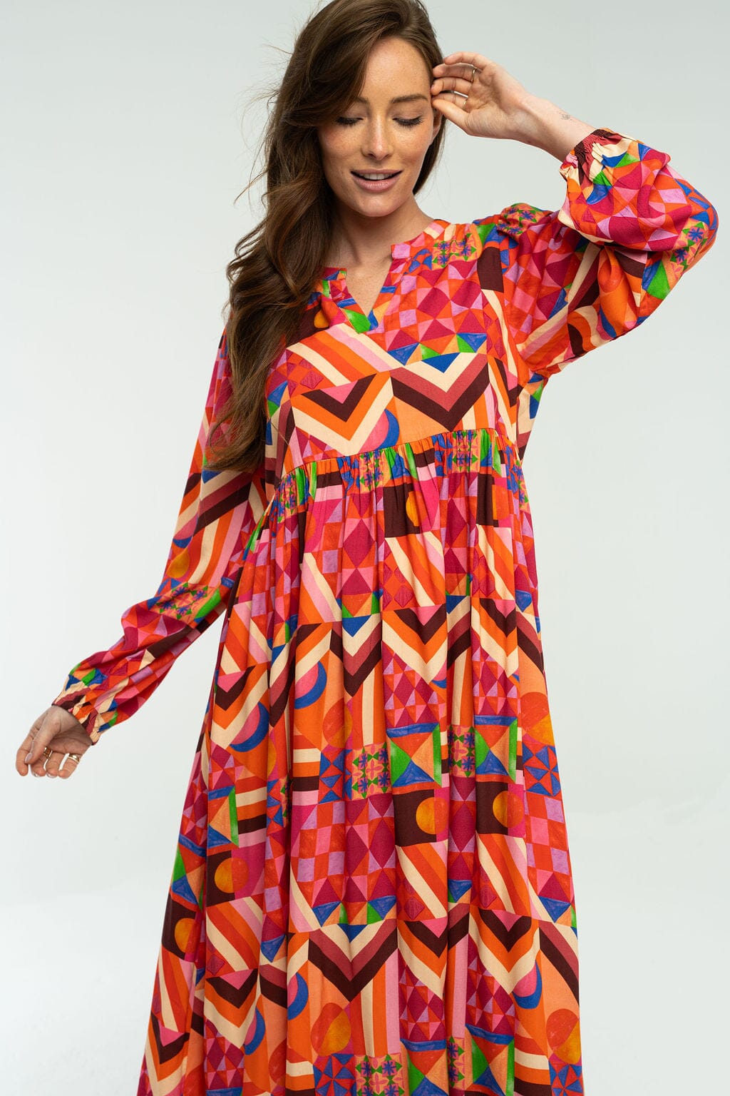 Long Sleeve Jenny Maxi - Hello Baby Apparel