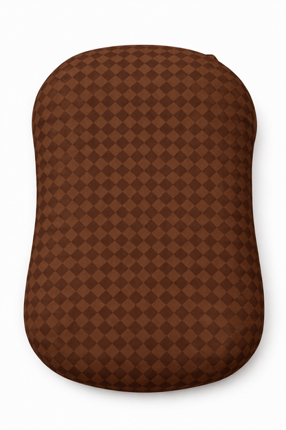 Brown Mocha Diamond Baby Lounger Cover