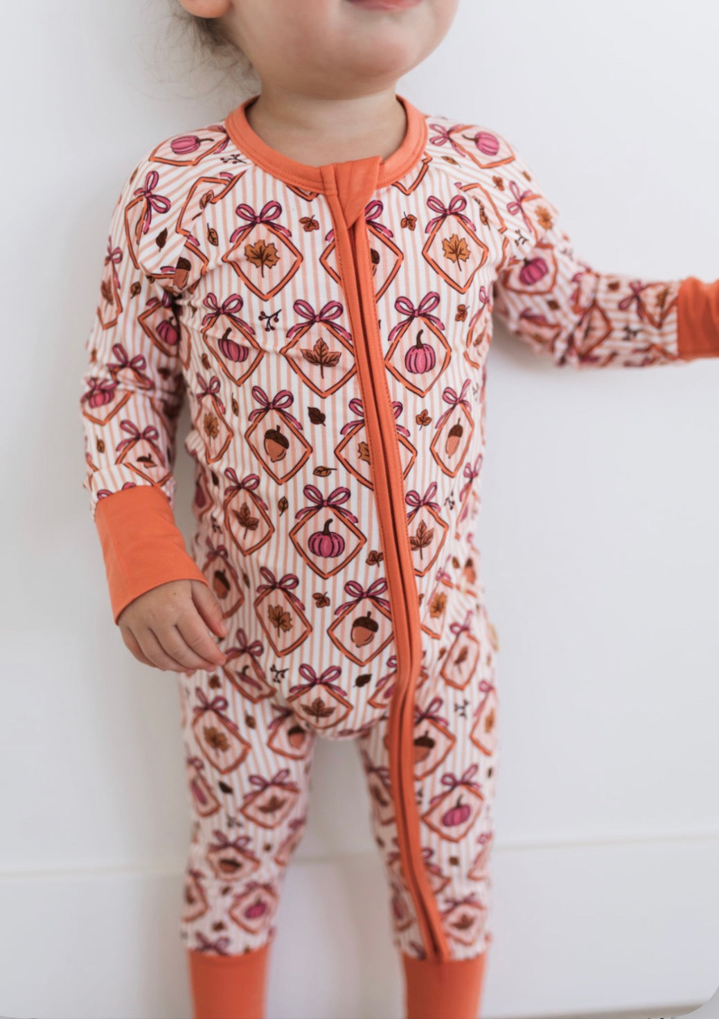 In My Jammer - Fall Snuggles Zipper Romper - Hello Baby Apparel