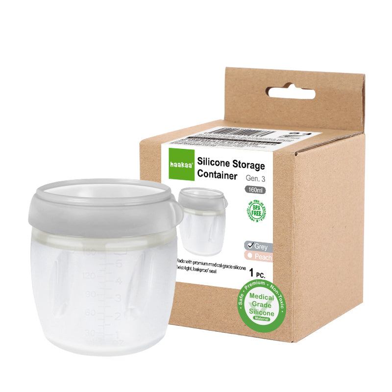 Haakaa Gen 3 Silicone Storage Container 6oz/160ml, 1 pk - Hello Baby Apparel