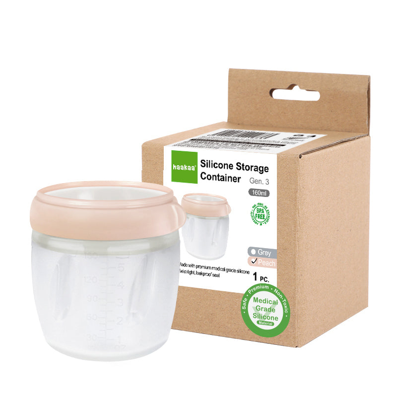 Haakaa Gen 3 Silicone Storage Container 6oz/160ml, 1 pk - Hello Baby Apparel