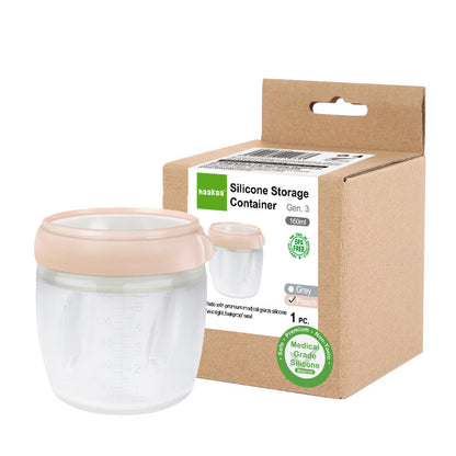 Haakaa Gen 3 Silicone Storage Container 6oz/160ml, 1 pk - Hello Baby Apparel