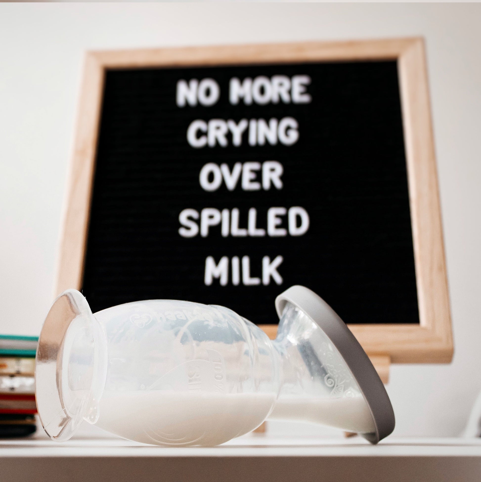 Haakaa Silicone Breast Pump Lid - Grey - Hello Baby Apparel