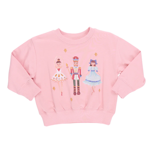 Girls Organic Pull Over - Nutcracker || Pink Chicken