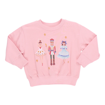 Girls Organic Pull Over - Nutcracker || Pink Chicken