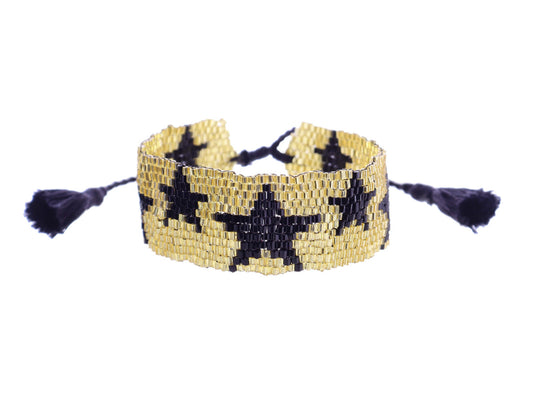 Black Star Beaded Bracelet - Hello Baby Apparel
