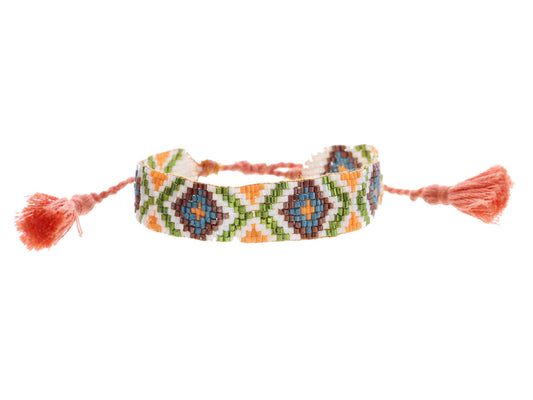 Multi Color Aztec Beaded Bracelet - Hello Baby Apparel
