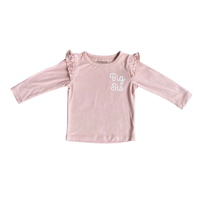 Babysprouts || Big Sis Long Sleeve Ruffle Top