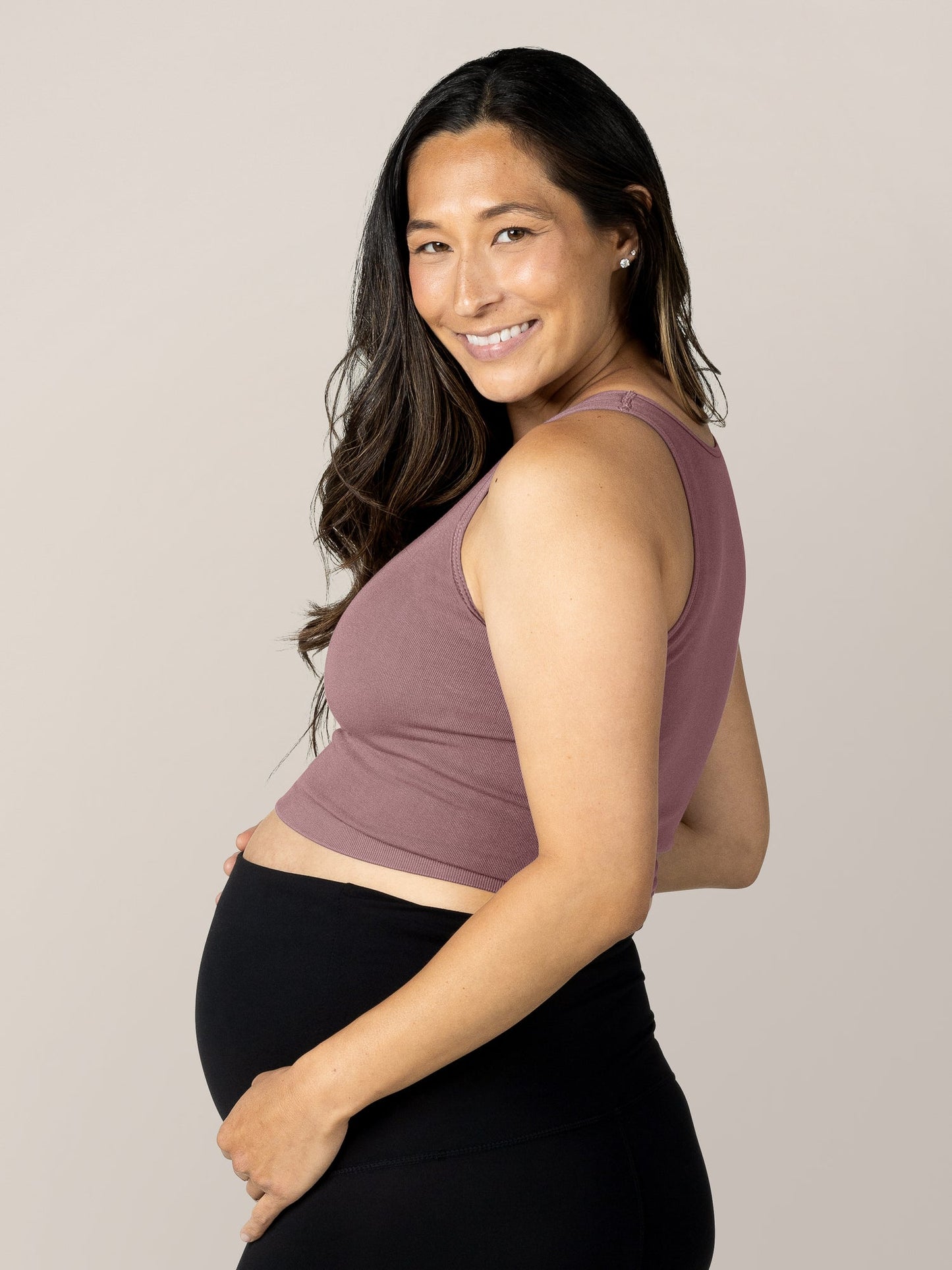 Sublime® Bamboo Maternity & Nursing Longline Bra Top | Twilight - Hello Baby Apparel