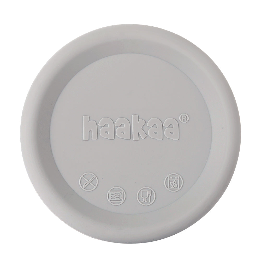 Haakaa Silicone Breast Pump Lid - Grey - Hello Baby Apparel