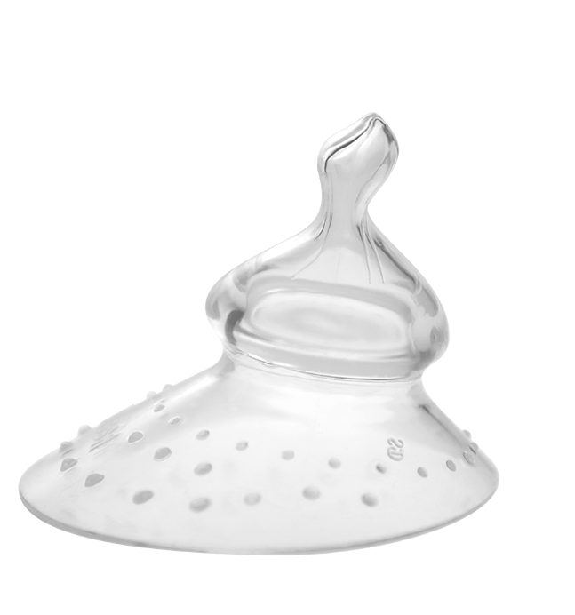 Haakaa Silicone Breastfeeding Nipple Shield with Orthodontic Nipple, 1 PK - Hello Baby Apparel
