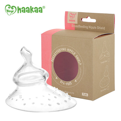 Haakaa Silicone Breastfeeding Nipple Shield with Orthodontic Nipple, 1 PK - Hello Baby Apparel