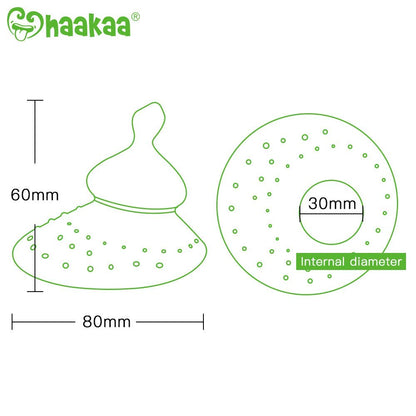 Haakaa Silicone Breastfeeding Nipple Shield with Orthodontic Nipple, 1 PK - Hello Baby Apparel