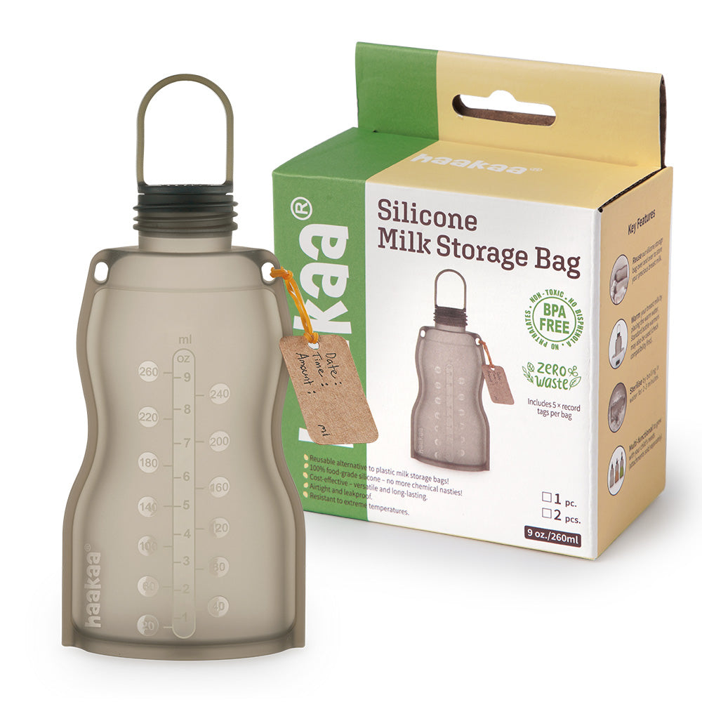 Haakaa Silicone Milk Storage Bag (9oz/260ml) - Hello Baby Apparel