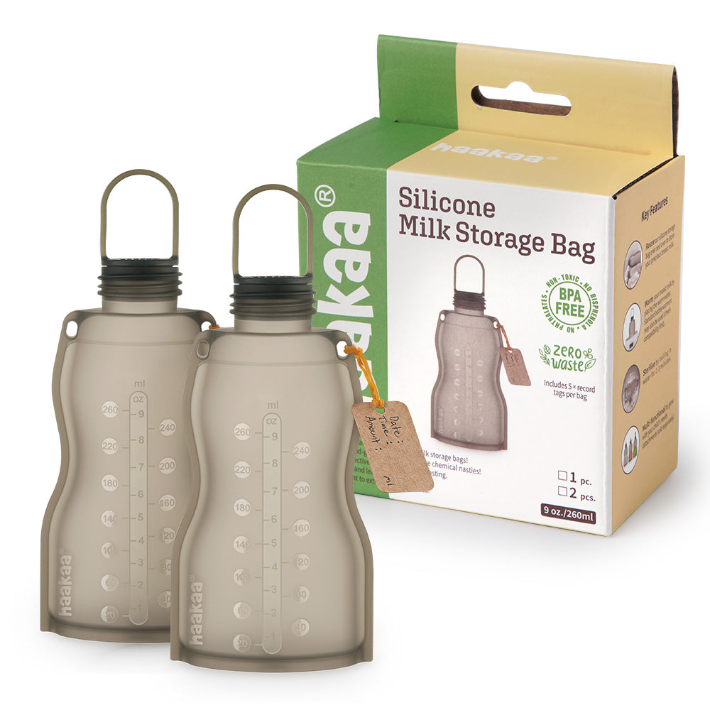 Haakaa Silicone Milk Storage Bag (9oz/260ml) - Hello Baby Apparel