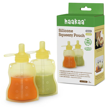 Haakaa Silicone Yummy Pouch 4.5 oz - Hello Baby Apparel