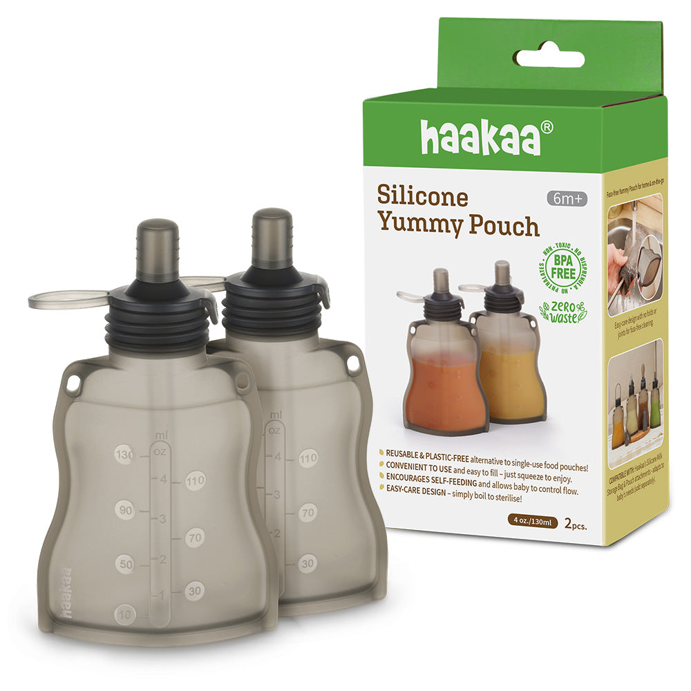 Haakaa Silicone Yummy Pouch 4.5 oz - Hello Baby Apparel