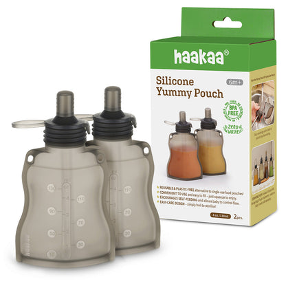 Haakaa Silicone Yummy Pouch 4.5 oz - Hello Baby Apparel