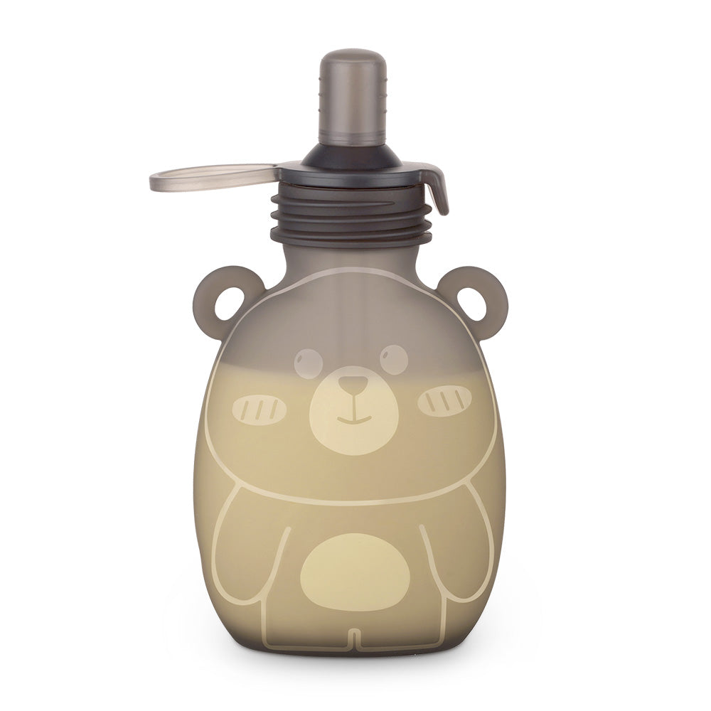 Haakaa Happii Bear Silicone Goody Pouch 6 oz - Hello Baby Apparel