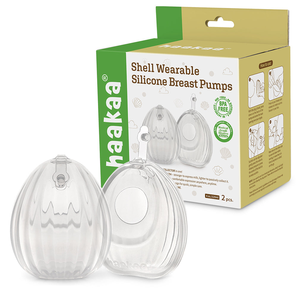 Haakaa Shell Wearable Silicone Breast Pump - Hello Baby Apparel