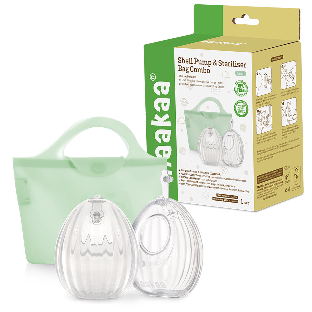 Haakaa Shell Wearable Silicone Breast Pump - Hello Baby Apparel