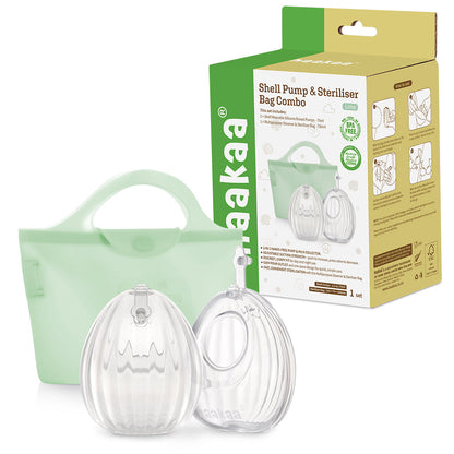Haakaa Shell Wearable Silicone Breast Pump - Hello Baby Apparel
