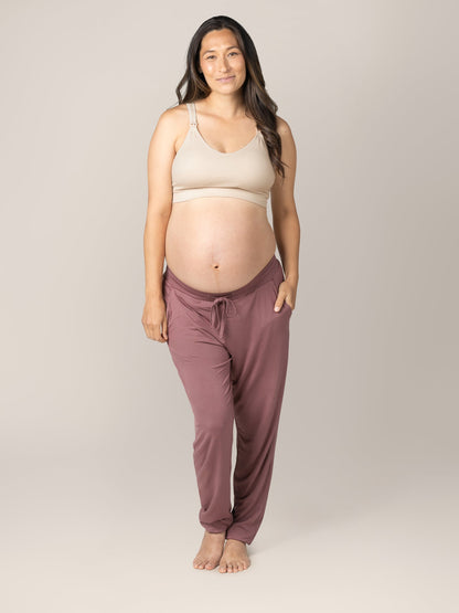 Mia Maternity & Nursing Lounge Bra | Stone - Hello Baby Apparel
