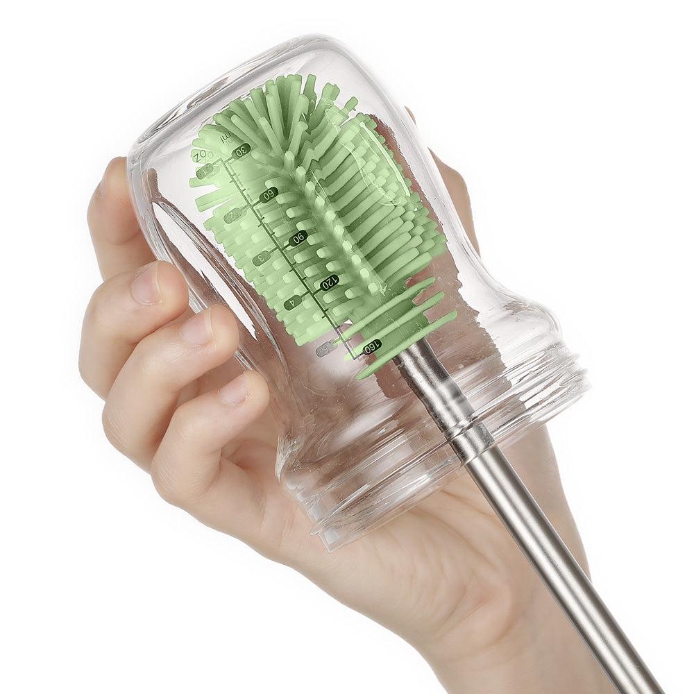 Haakaa Double-Ended Silicone Brush 1 PK - Hello Baby Apparel
