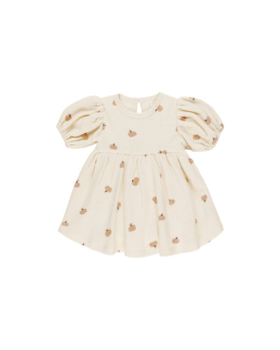 Quincy Mae Waffle Babydoll Dress || Pumpkins