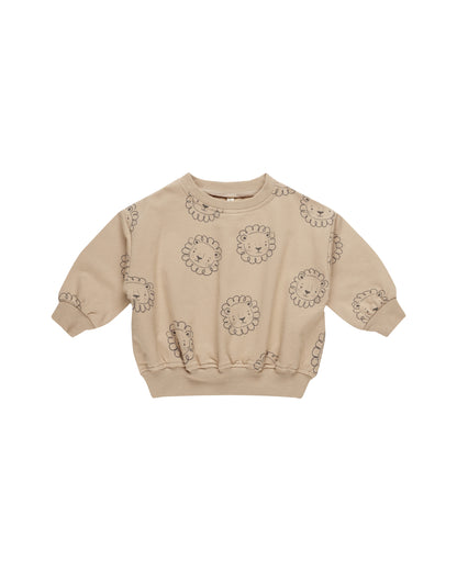 Quincy Mae Relaxed Fleece Sweatshirt || Lions