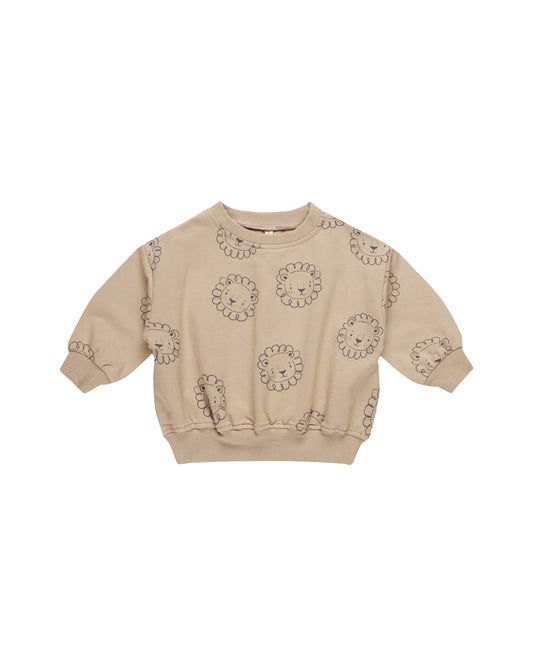 Quincy Mae Relaxed Fleece Sweatshirt || Lions